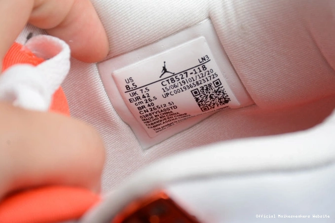 Official Maikesneakers Jordan Team 4 Air OrangeCT8527-118 0804